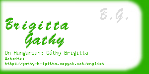 brigitta gathy business card
